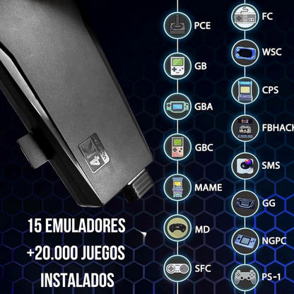 Consola retro con 10.000 juegos